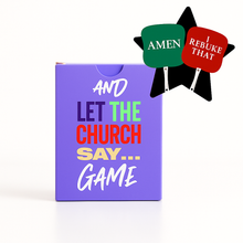 Load image into Gallery viewer, And Let The Church Say Game + Fan Combo