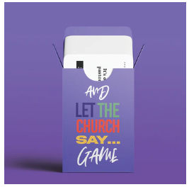 And Let The Church Say Game - Fun Christian Card Game with Thought-Provoking Topics for Game Nights Bible Studies Conversation Starter or Icebreakers Engage in Meaningful Conversations