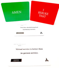 Load image into Gallery viewer, Conference Bundle – 40 Card Games & 40 AMEN/I REBUKE THAT Fans