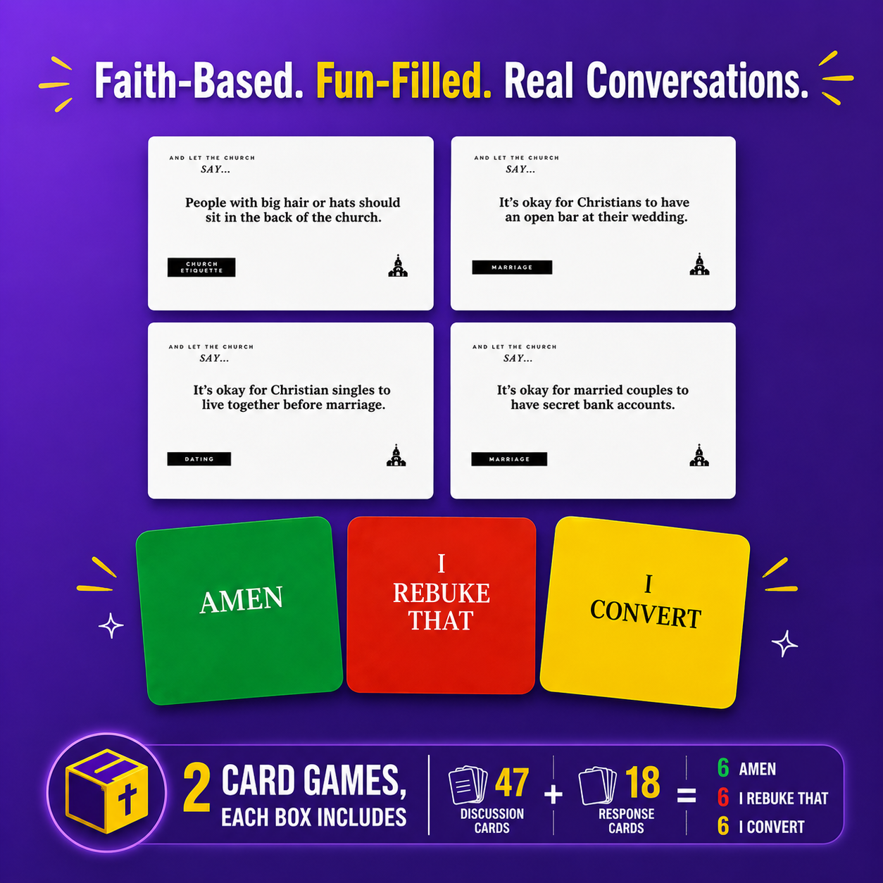 2Games+4Fans with Bonus Digital Download-Game Night Bundle