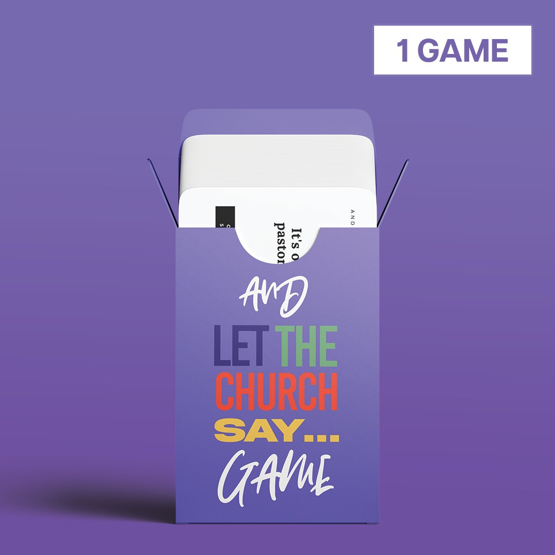 Christian Card Game – And Let The Church Say Game