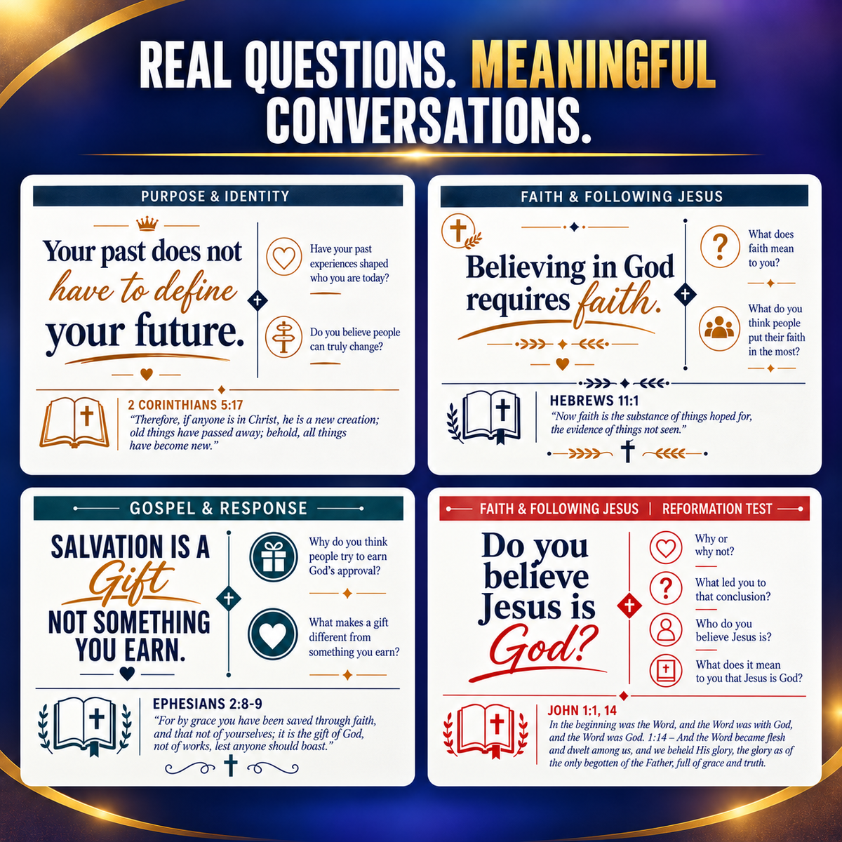 And Let The Church Say Gospel Edition - Evangelism Deck