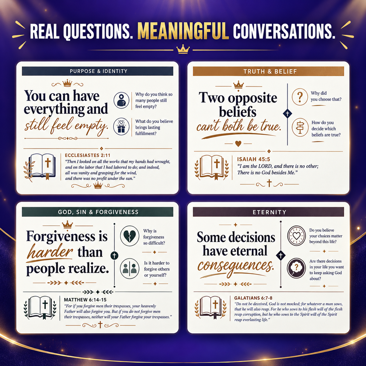 And Let The Church Say Gospel Edition - Evangelism Deck