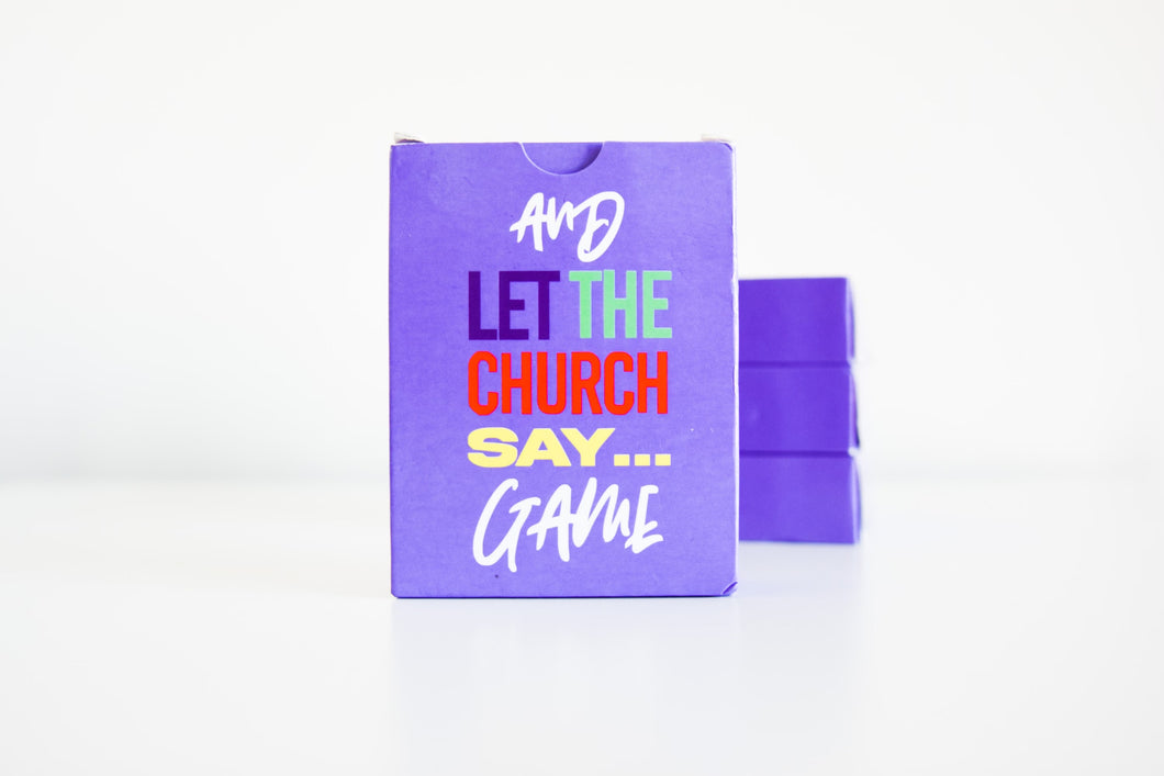 And Let The Church Say Game - Christian Card Game